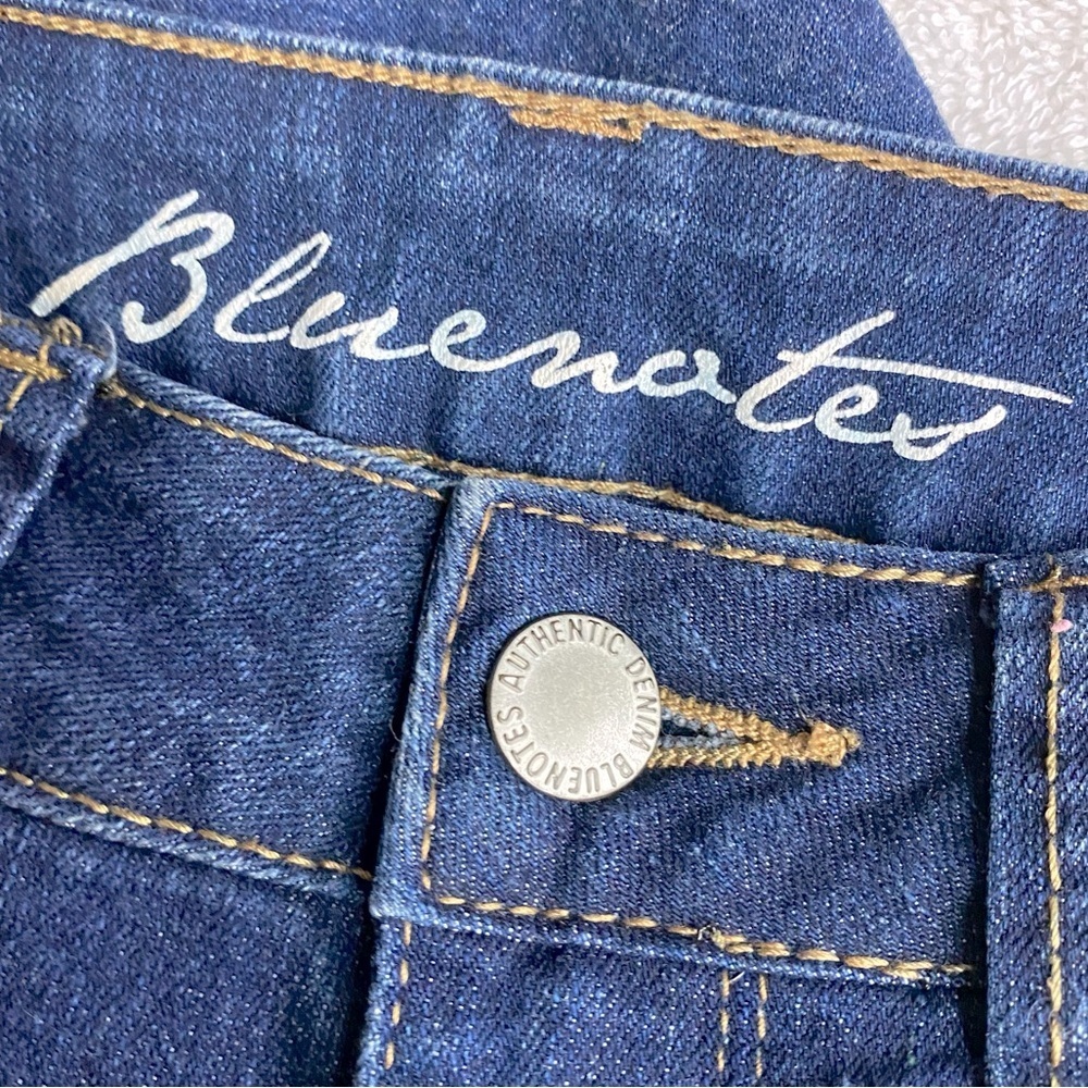 Vintage Y2K Upcycled Bluenotes Jeans Midi Skirt 6 Western Festival Stampede - Picture 3 of 12